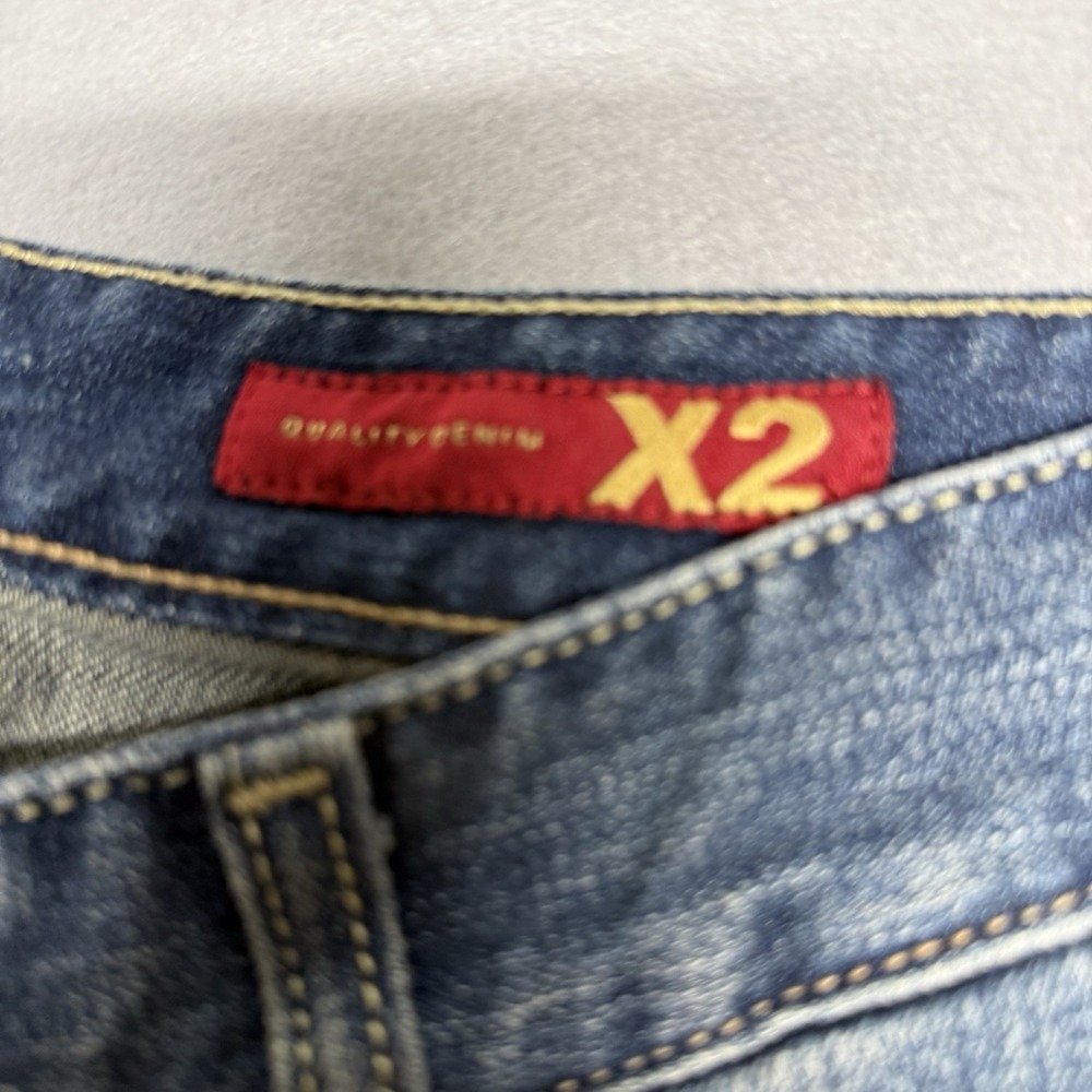 X2 W10 Stella Boot Jeans Express Womens Size 0S Med Wash Blue Denim 2007 Date - Picture 4 of 8